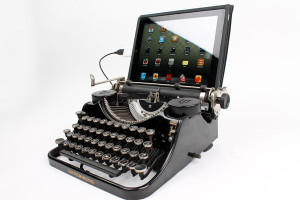 iPad typewriter